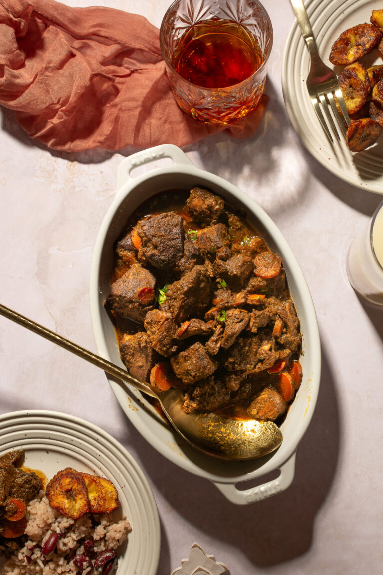 Jamaican Brown Stew Pork (Also Works for Chicken & Beef)