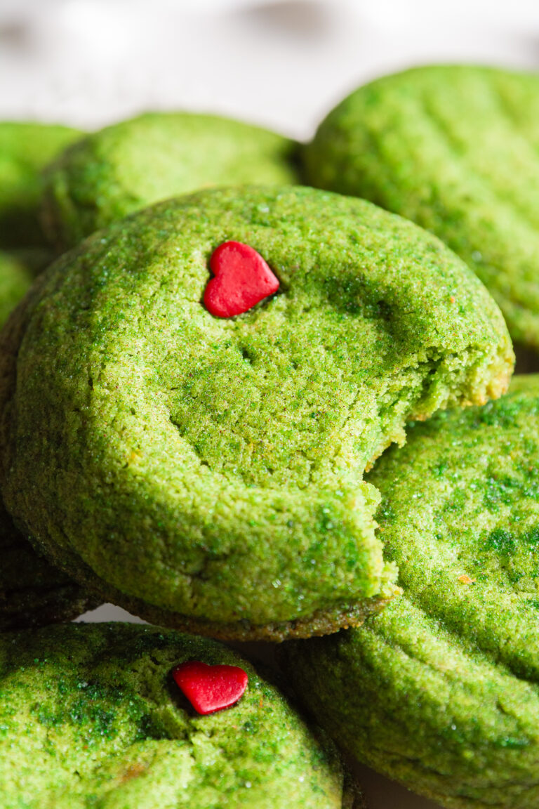 Grinch Snickerdoodle Cookies
