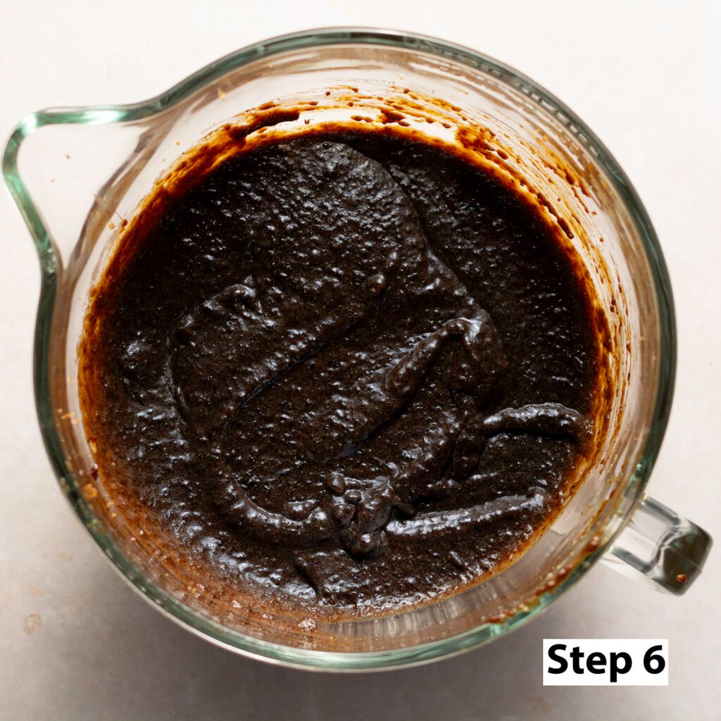 making Jamaican black cake batter