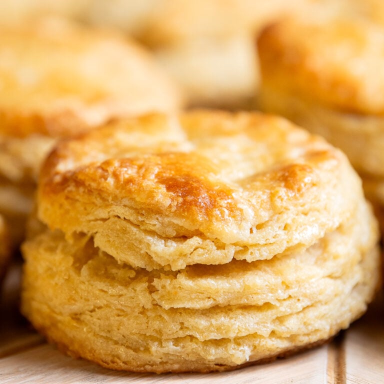 buttermilk biscuits on counter.