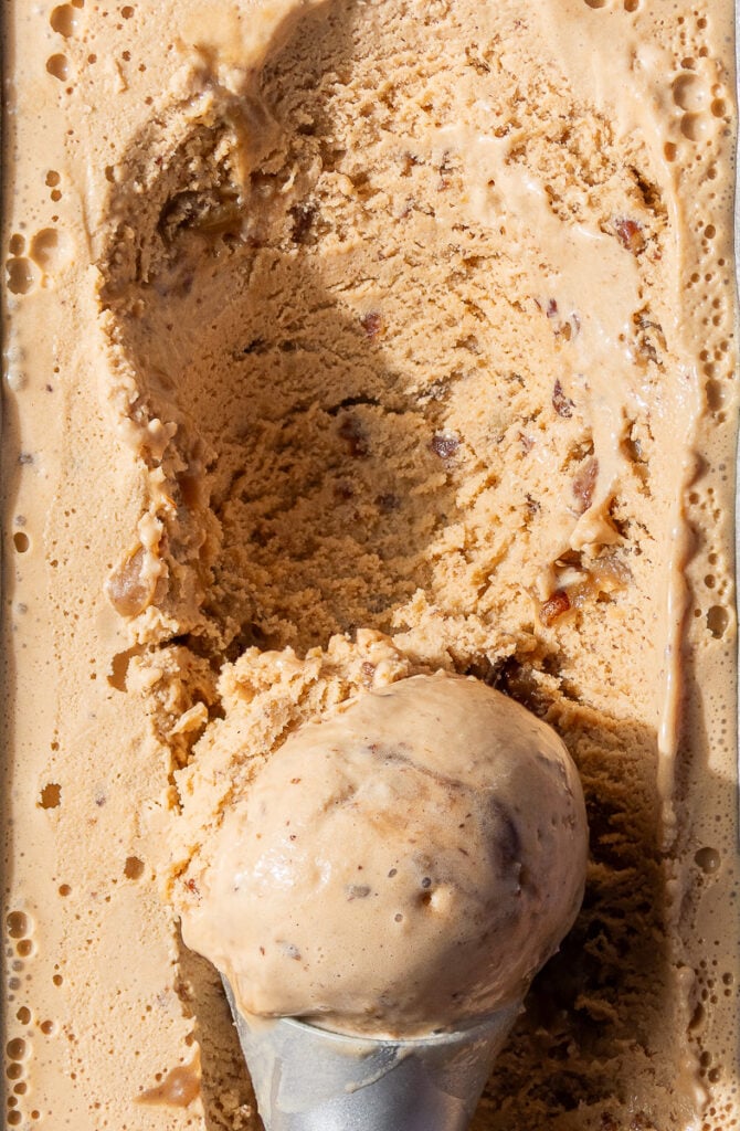 Homemade Butter Pecan Ice Cream