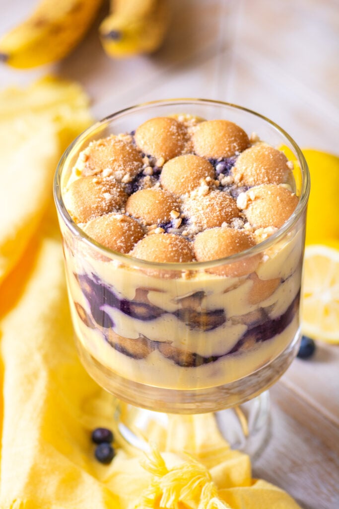 Lemon-Blueberry Banana Pudding