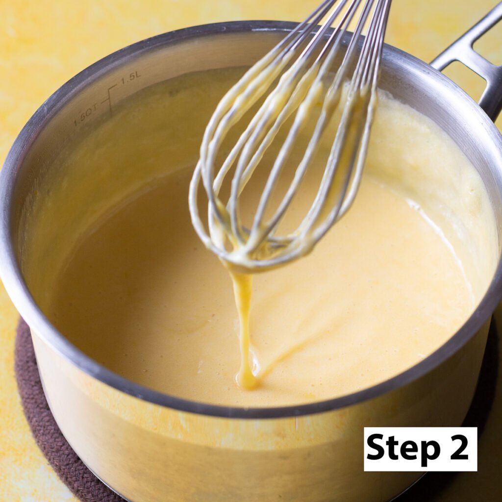 lemon custard for lemon blueberry banana pudding