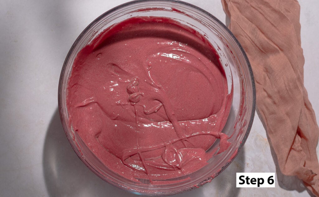 red velvet cake batter in a bowl