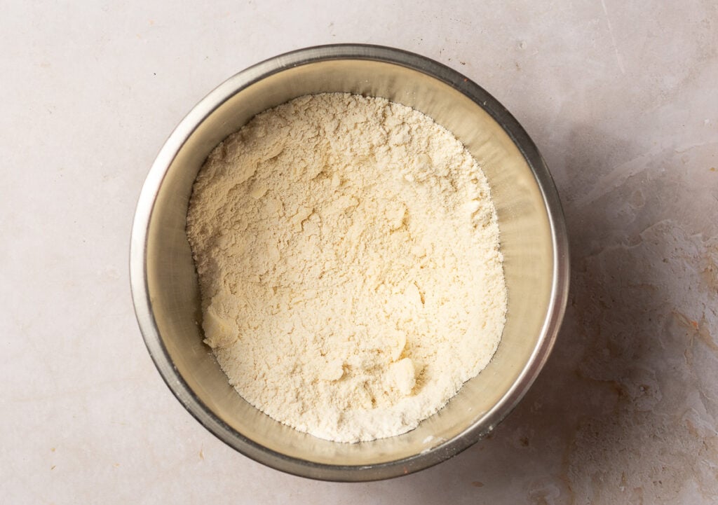 butter rubbed into a flour for Belizean tortillas