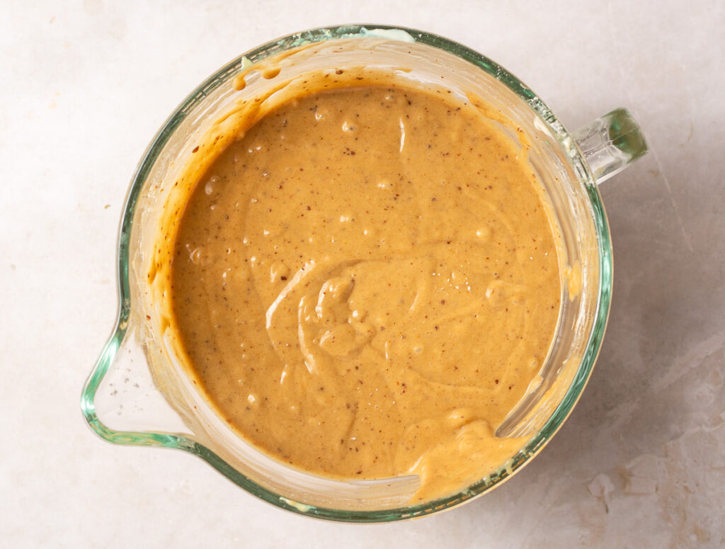 hummingbird cake batter in a bowl