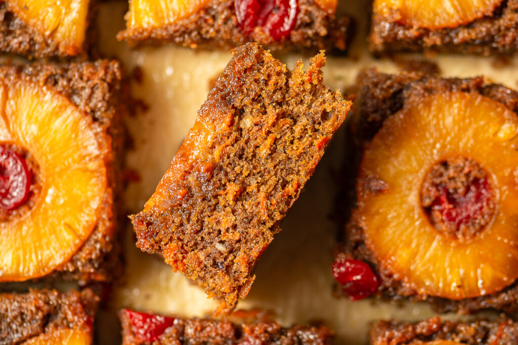 pineapple upside-down carrot cake