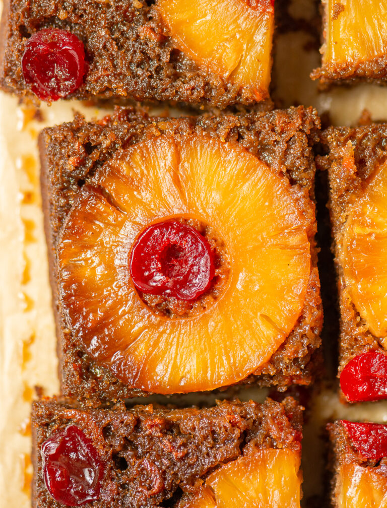 pineapple upside-down carrot cake