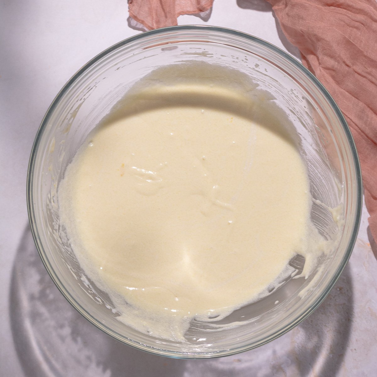 eggs added to creamed butter, oil and sugar