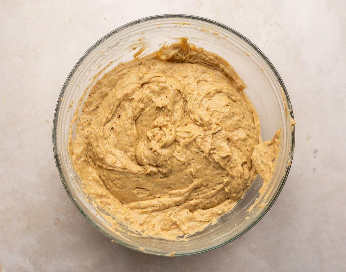 spiced cake batter