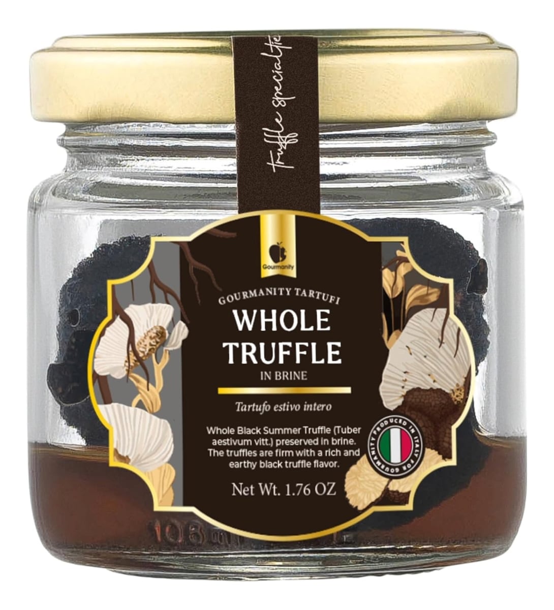 Gourmanity preserved whole truffles.